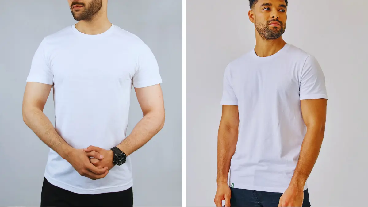 White Tshirt and Shirt