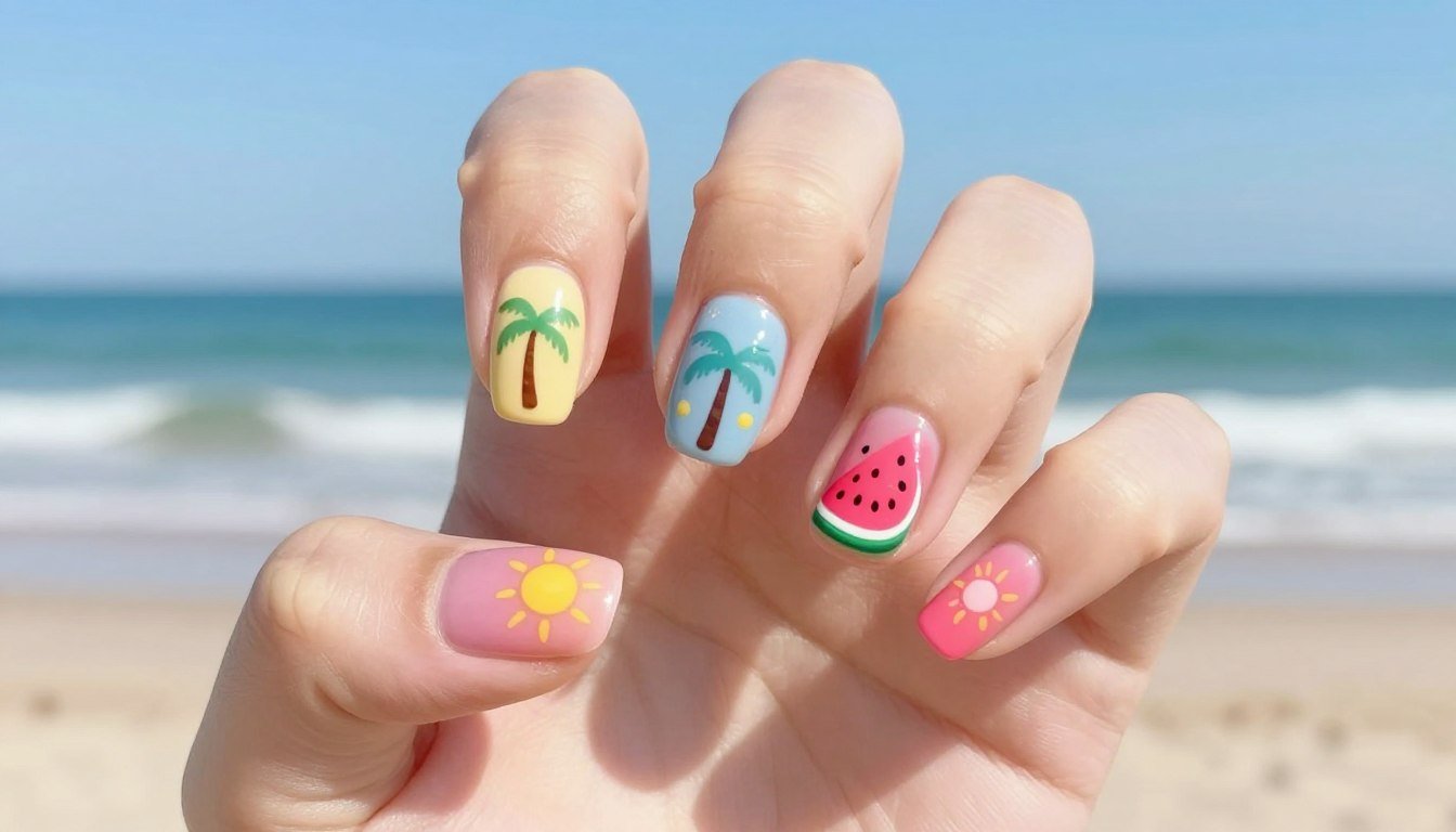 cute summer nails cute summer nails