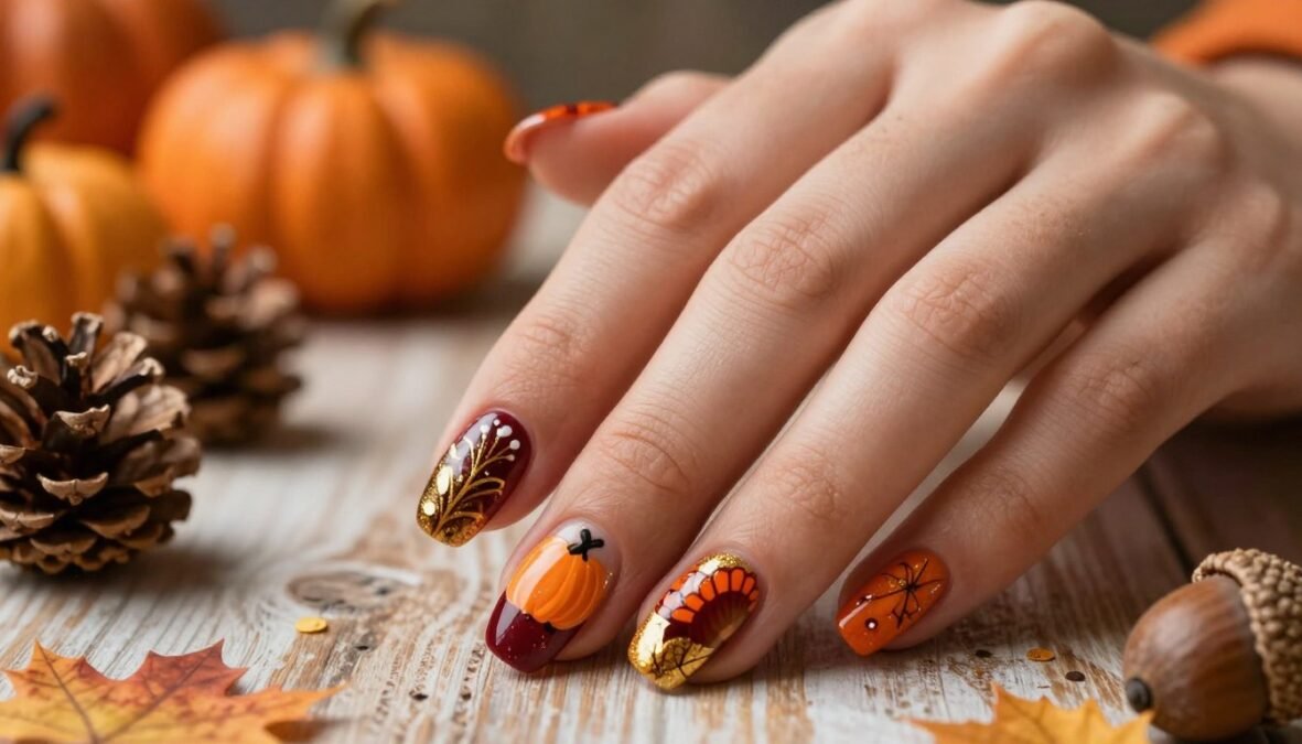 holiday nail art