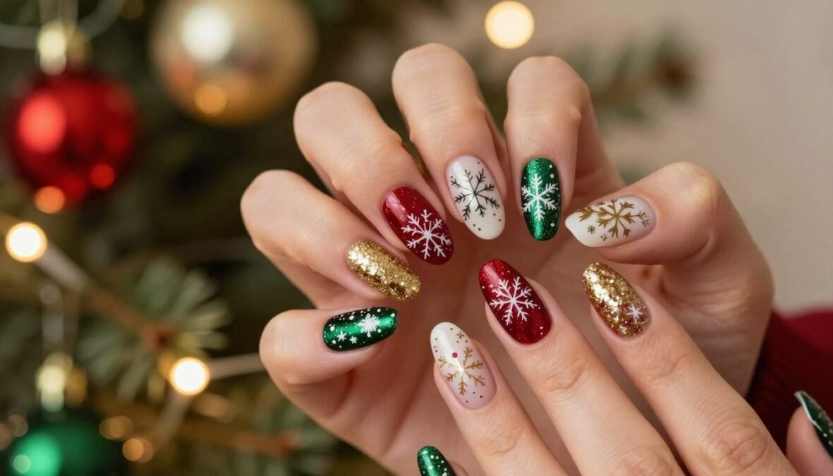 holiday nails 2025
