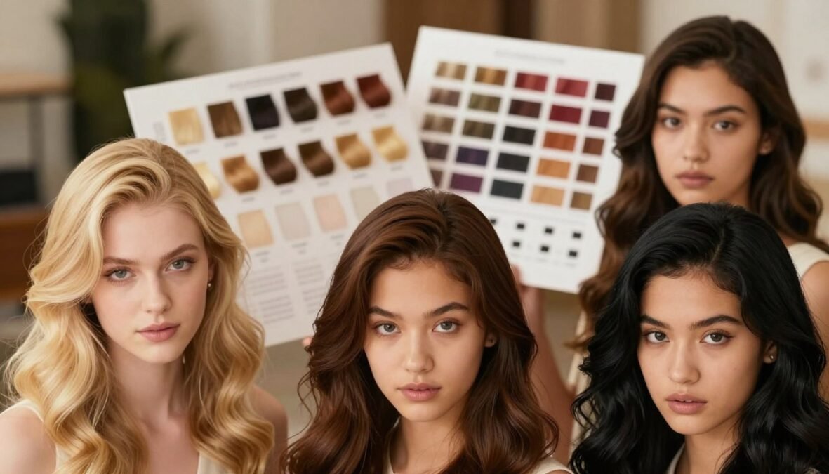 skin undertones and hair color matching