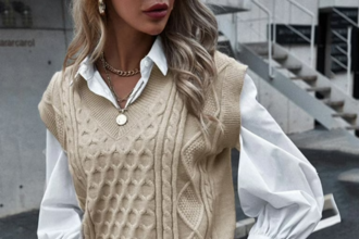 womens sweater vest